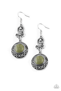 Paparazzi Earring - Southern Serenity - Green