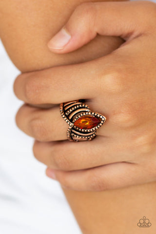 Paparazzi Ring - Here's Your Crown - Copper