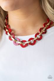 Paparazzi Necklace - Fashionista Fever - Red