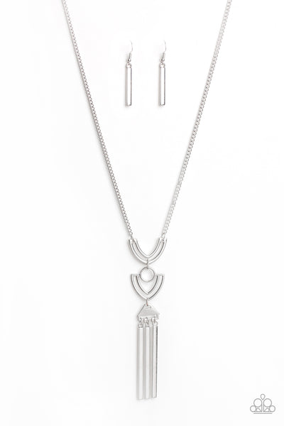 Paparazzi Necklace - Confidently Cleopatra - Silver
