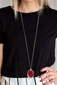 Paparazzi Necklace - Metro Must Have - Red