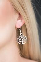 Paparazzi Earring - Dream Treehouse - Silver