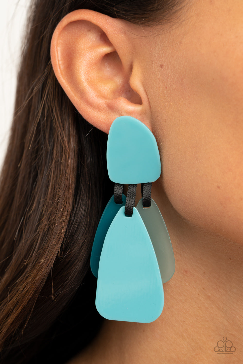 Paparazzi Earring -  All FAUX One - Blue
