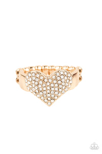 Paparazzi Ring - Heart of Bling - Gold