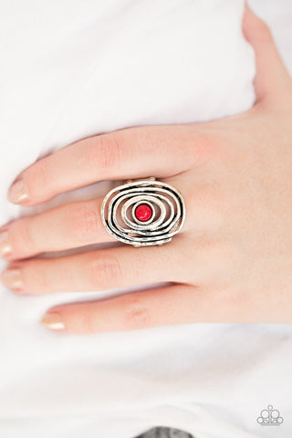 Paparazzi Ring - Colorfully Chaotic - Red