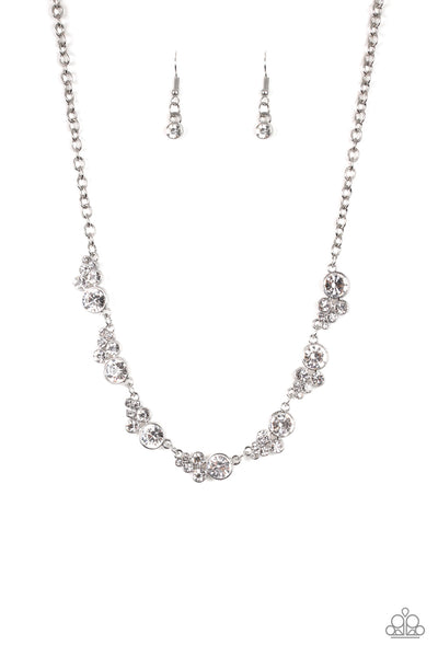 Paparazzi Necklace - Social Luster - White