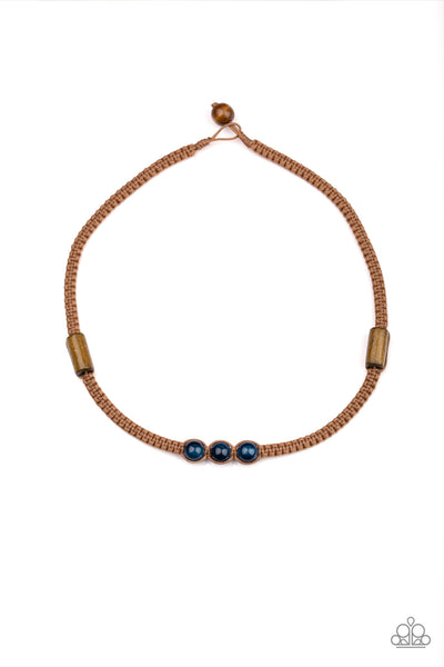 Paparazzi Necklace - Honolulu Hustler - Blue Urban