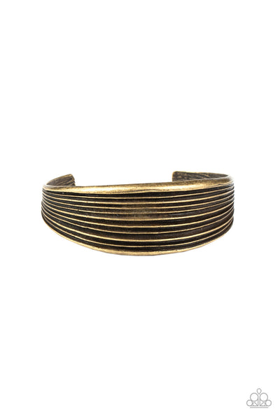 Paparazzi Bracelet - Off The Cuff Couture - Brass
