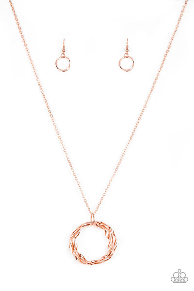 Paparazzi Necklace - Millennial Minimalist - Copper