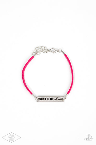 Paparazzi Bracelet - Have Faith - Pink Urban