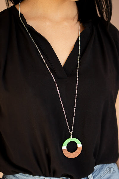 Paparazzi Necklace - Sail Into The Sunset - Green