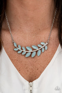 Paparazzi Necklace - Frosted Foliage - Blue