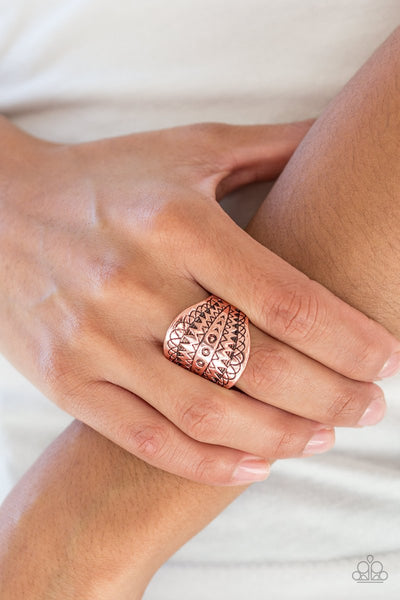 Paparazzi Ring - Tiki Tribe - Copper