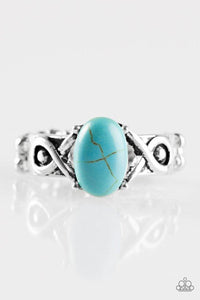 Paparazzi Ring - Stone Thrones - Blue