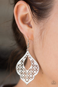 Paparazzi Earrings - Totally Taj Mahal - Silver