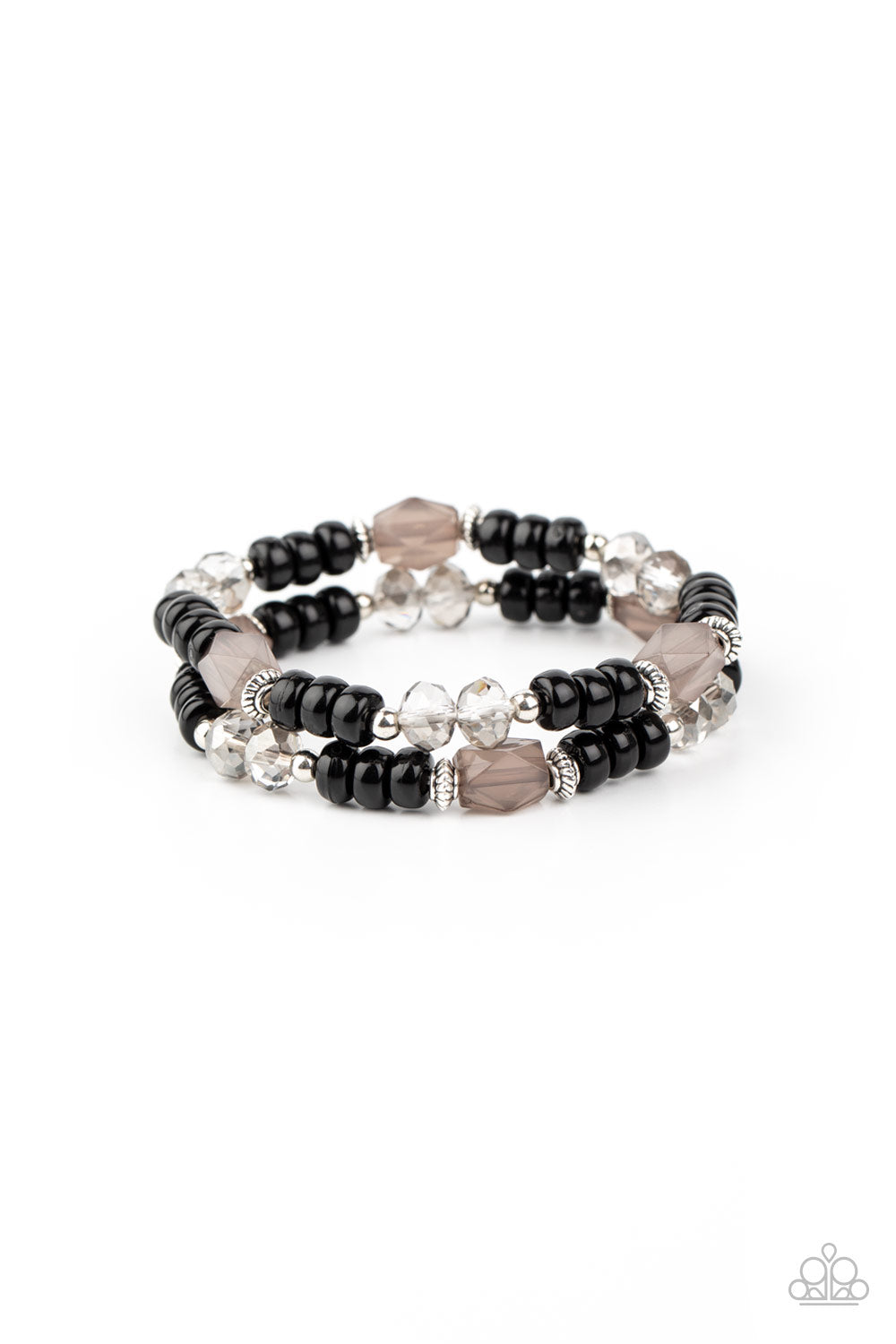 Paparazzi Bracelet - Delightfully Dainty - Black