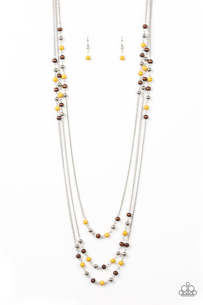 Paparazzi Necklace - Seasonal Sensation - Yellow