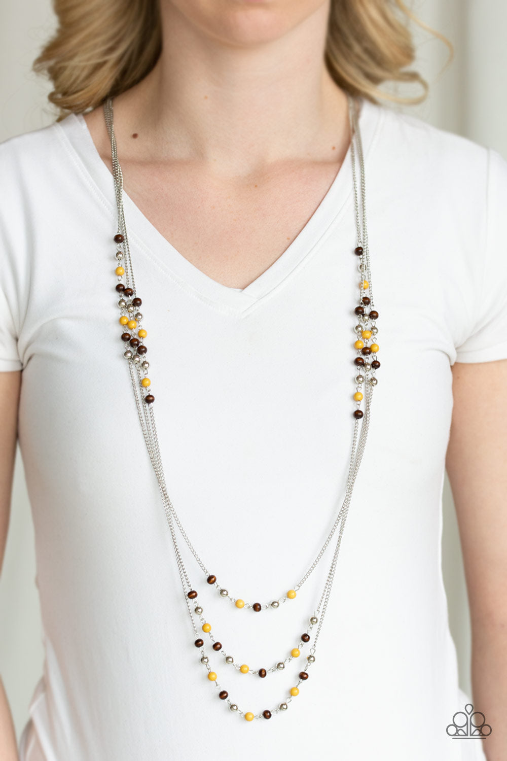 Paparazzi Necklace - Seasonal Sensation - Yellow