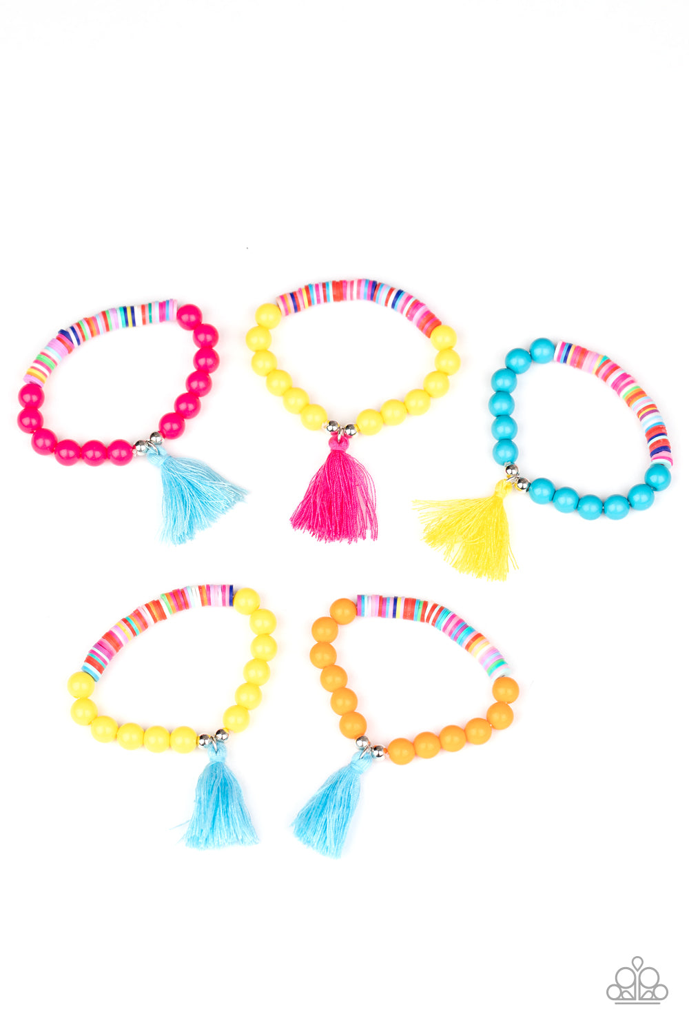 Starlet Shimmer Bracelet - Rainbow Tassel