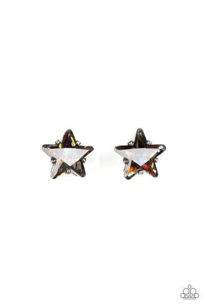 Starlet Shimmer Earring - Oil Spill Shapes