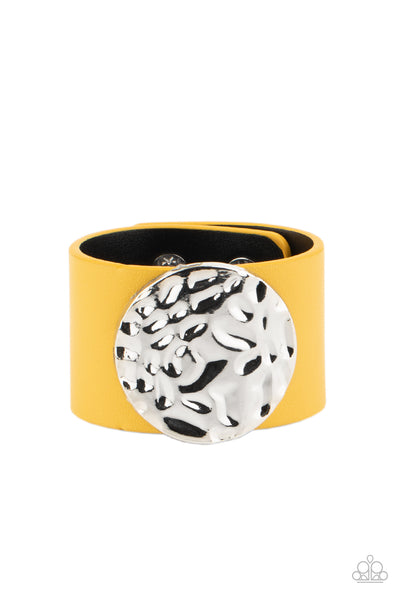 Paparazzi Bracelet - The Future Looks Bright - Yellow Urban