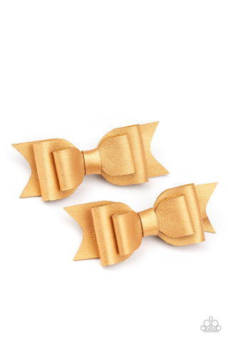 Paparazzi Hair Accessory - Totally BOWS My Mind - Gold