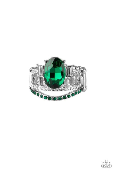 Paparazzi Ring - Spectacular Sparkle - Green