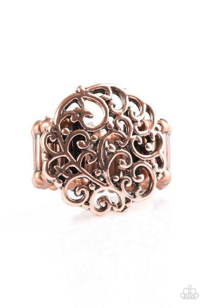 Paparazzi Ring - Thrills and Frills - Copper