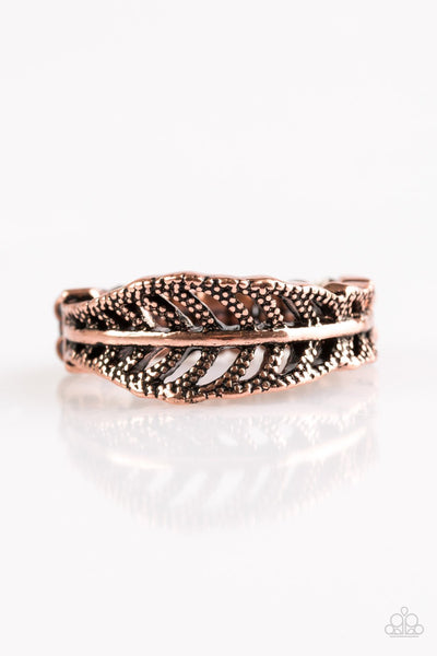 Paparazzi Ring - Only Time Quill Tell - Copper