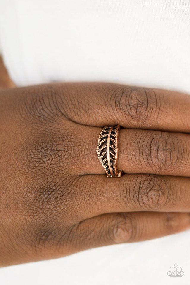 Paparazzi Ring - Only Time Quill Tell - Copper