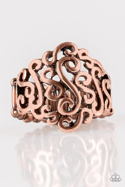 Paparazzi Ring - Dizzy Demure - Copper