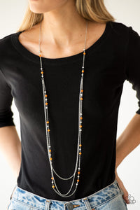 Paparazzi Necklace - Colorful Cadence - Orange