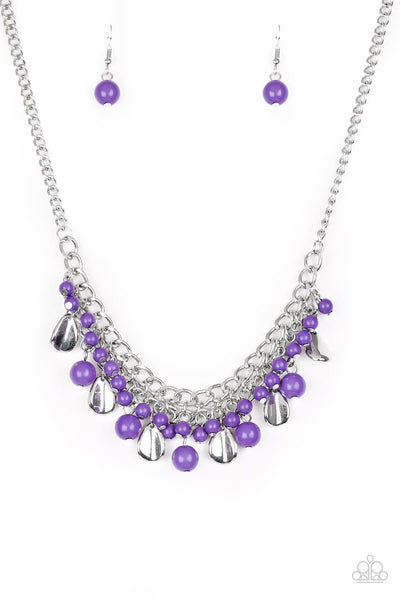 Paparazzi Necklace - Summer Showdown - Purple