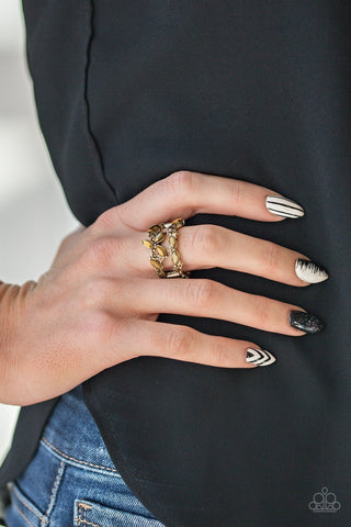Paparazzi Ring - Cosmo Collection - Brass