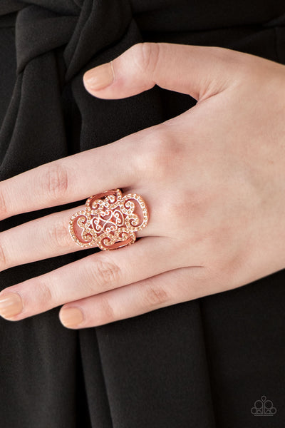 Paparazzi Ring - Regal Regalia - Copper