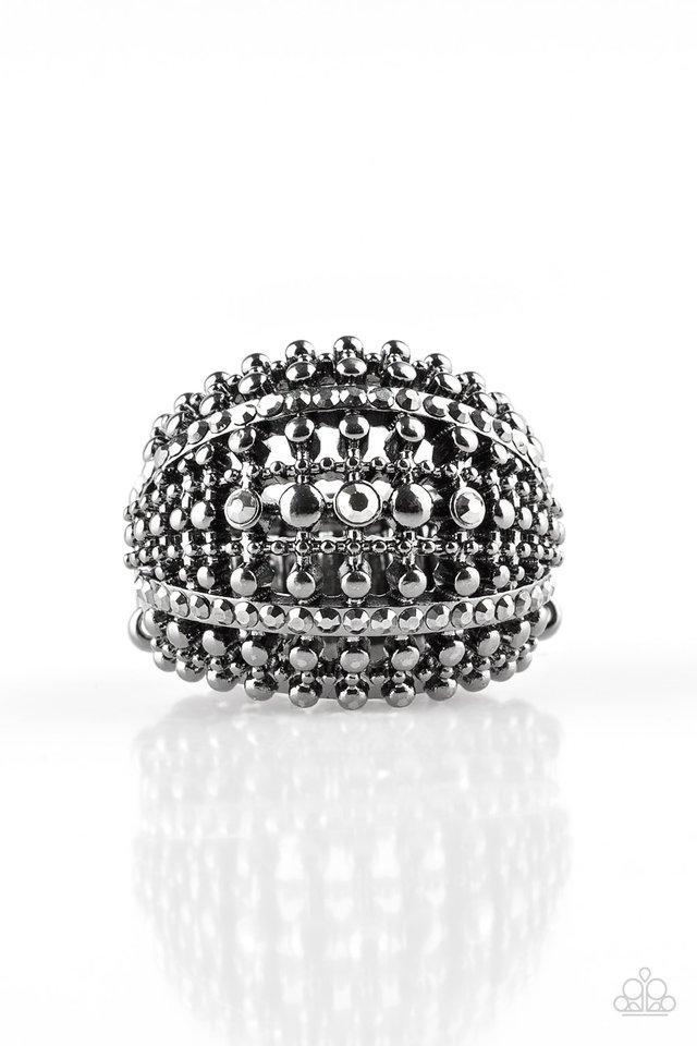 Paparazzi Ring - Up In Armor - Black