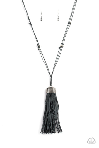 Paparazzi Necklace - Brush It Off - Silver