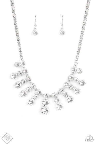 Paparazzi Necklace - Celebrity Couture - White