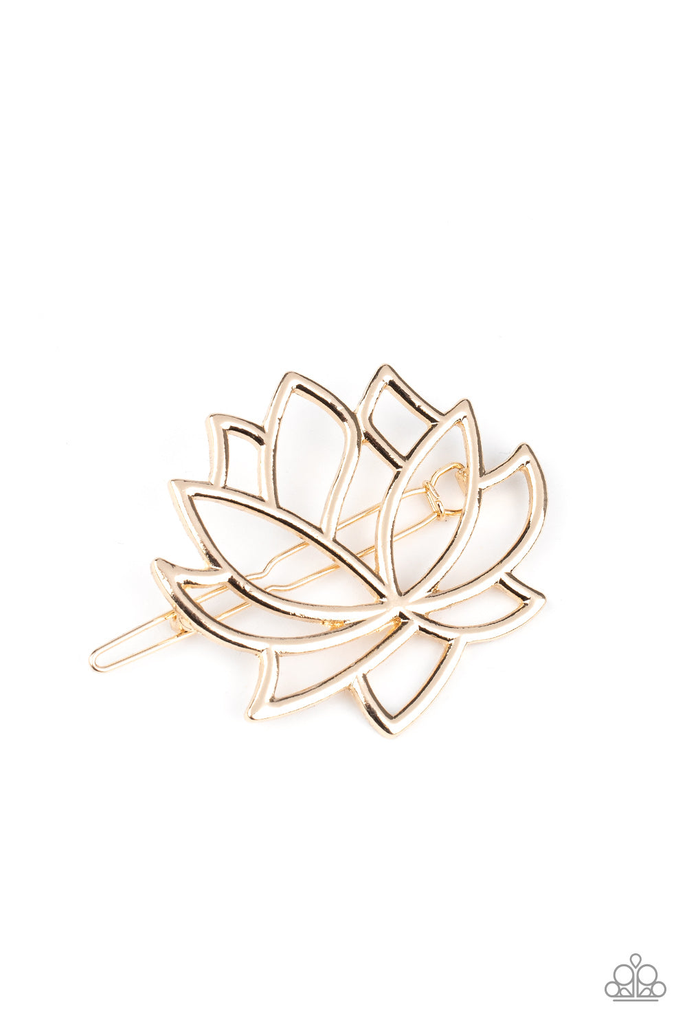 Paparazzi Hair Accessory - Lotus Pools -Gold