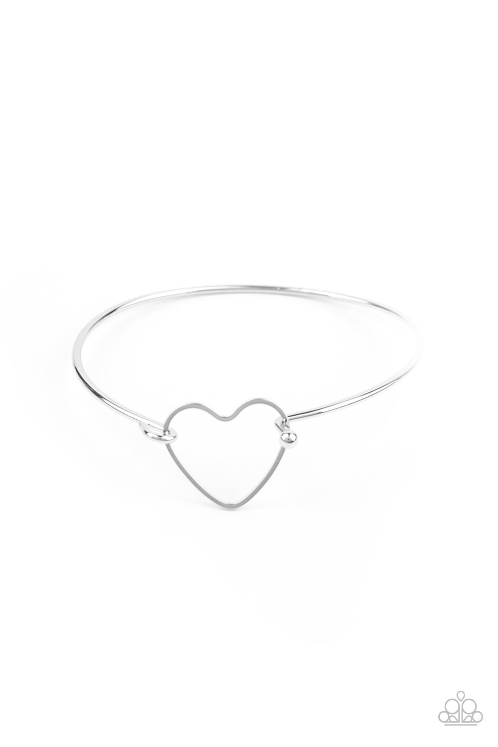 Paparazzi Bracelet - Make Yourself HEART - Silver