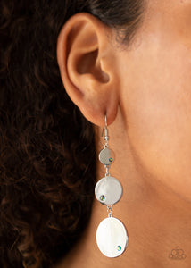 Paparazzi Earring - Poshly Polished - Silver Multi