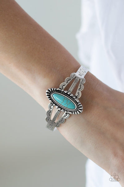 Paparazzi Bracelet - Desert Sage - Blue