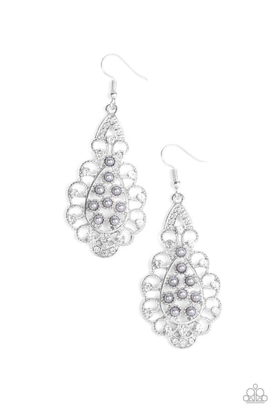 Paparazzi Earring - Sprinkle On The Sparkle - Silver