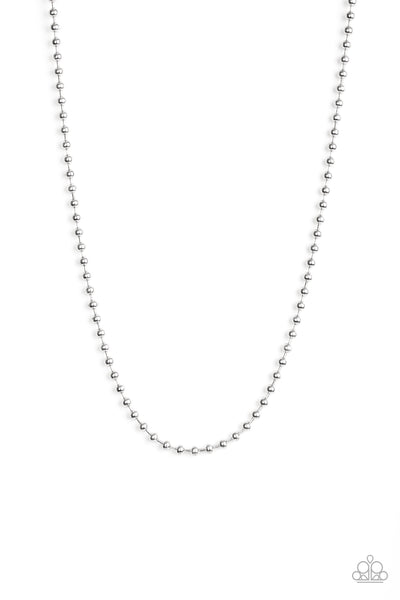 Paparazzi Necklace - Mardi Gras Madness - Silver Urban