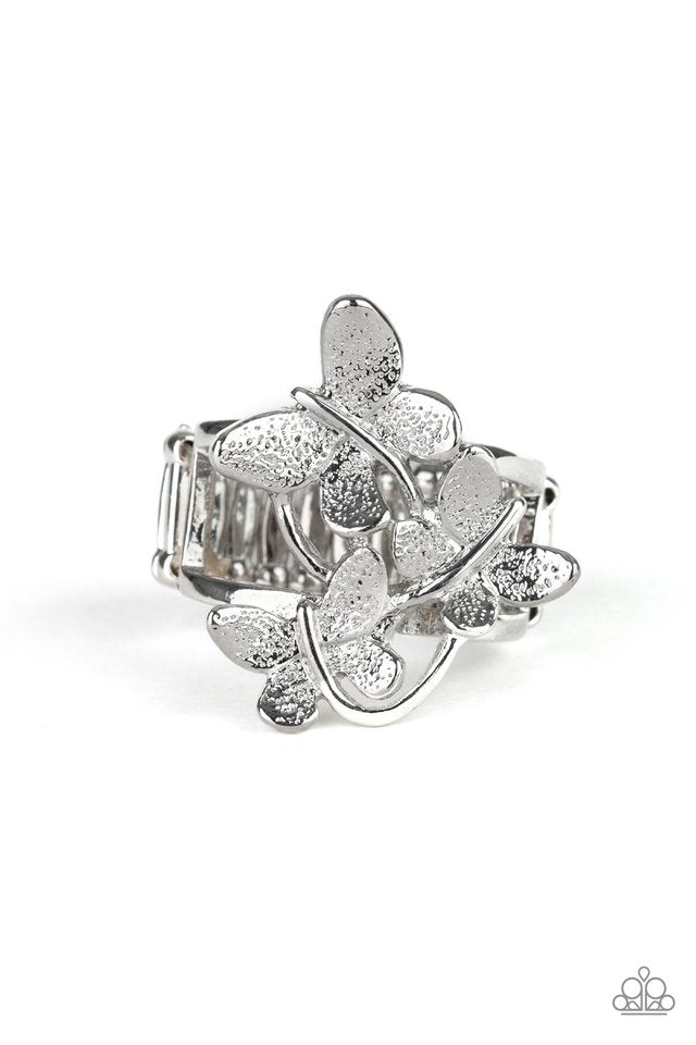 Paparazzi Ring - Full of Flutter - Silver