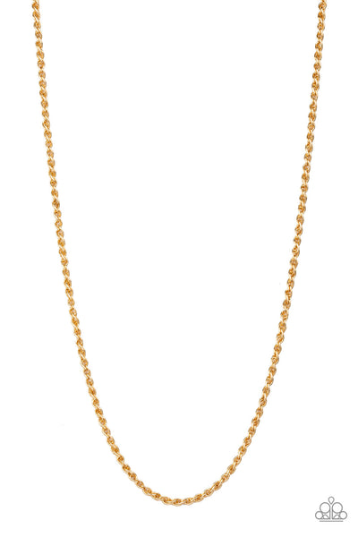 Paparazzi Necklace - Jump Street - Gold Urban