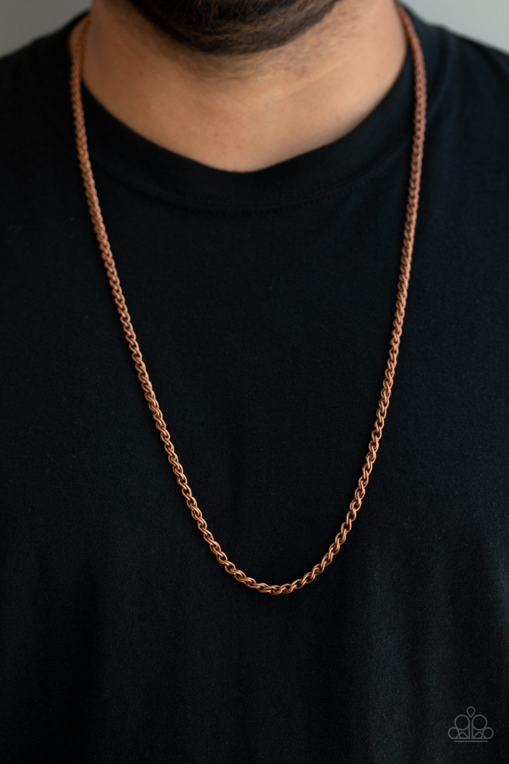 Paparazzi Necklace - Jump Street - Copper Urban