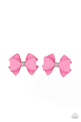 Paparazzi Hair Accessory - Boots and Bows - Pink