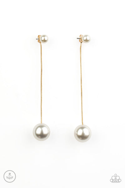 Paparazzi Earring - Extended Elegance - Gold