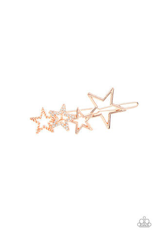 Paparazzi Hair Accessory - From STAR To Finish - Copper